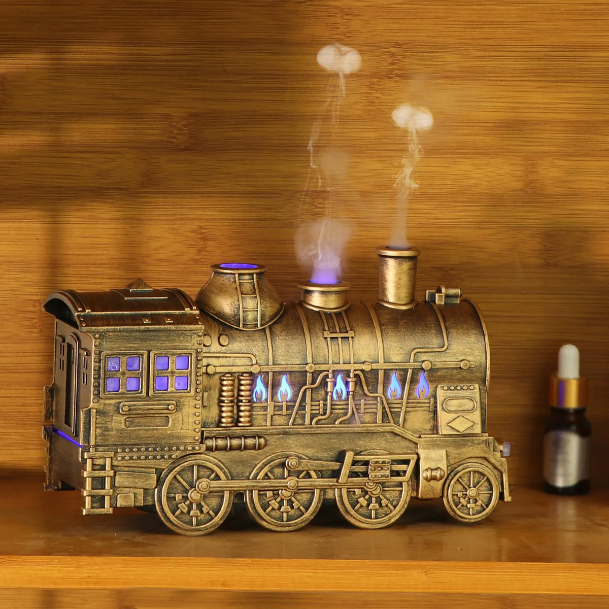 Train Mist Humidifier Quiet Aromatherapy Diffuser with Night Light