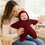 Crocheted Star-Shaped Baby Sleeping Bag
