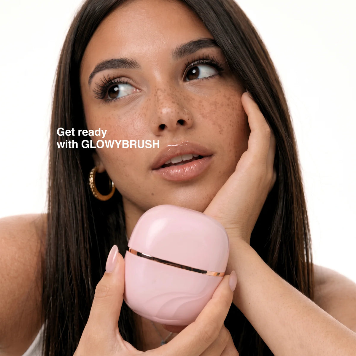 GlowyBrush — Pink Instant Straightening Hot Brush
