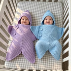 Crocheted Star-Shaped Baby Sleeping Bag