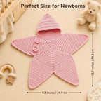 Crocheted Star-Shaped Baby Sleeping Bag