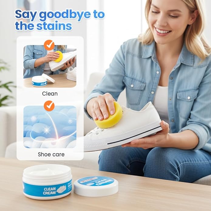 White Shoe Cleaning Cream