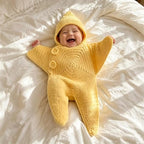 Crocheted Star-Shaped Baby Sleeping Bag