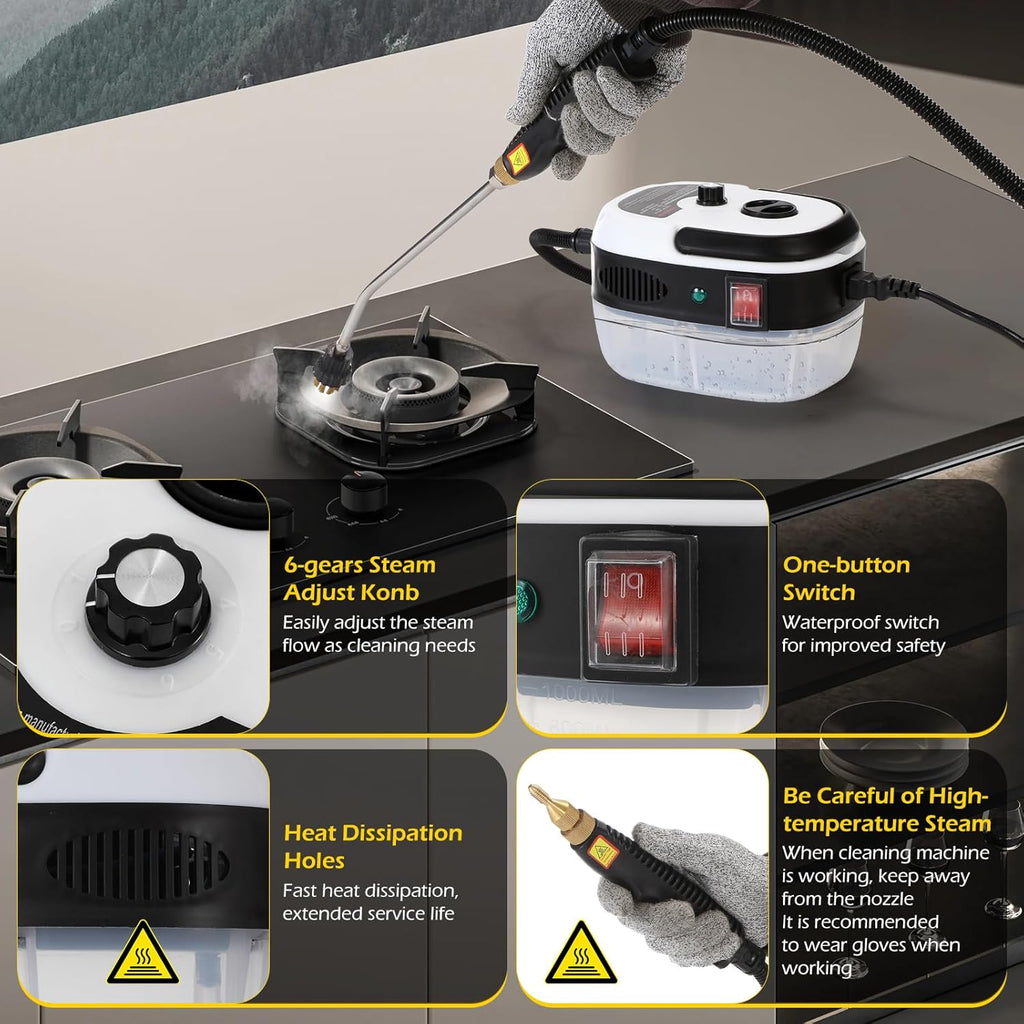 12 in 1 Portable Steam Cleaner