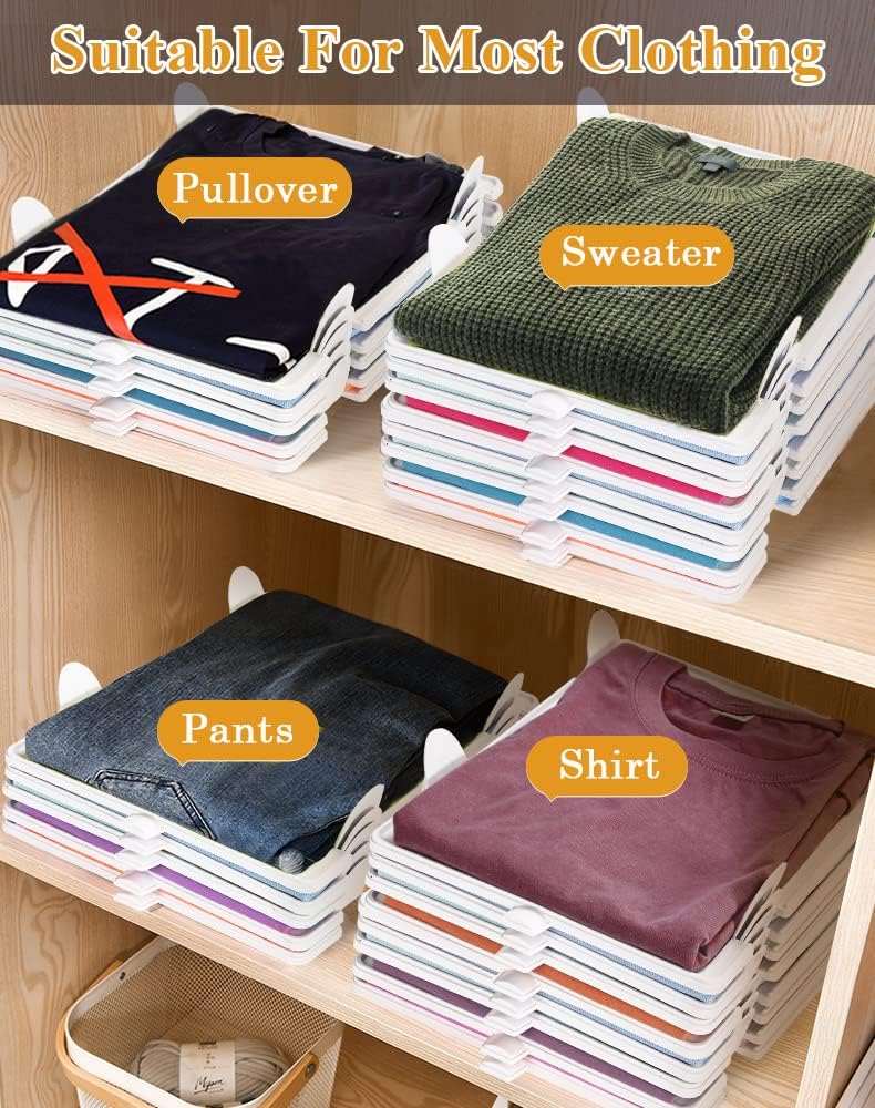 FoldStack Closet Organizer Trays