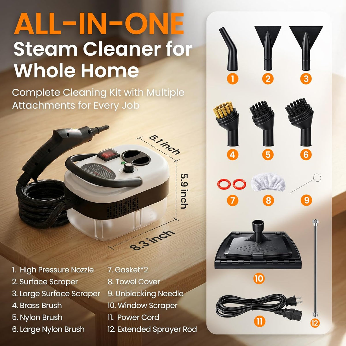 Complete Steam Kit For Home