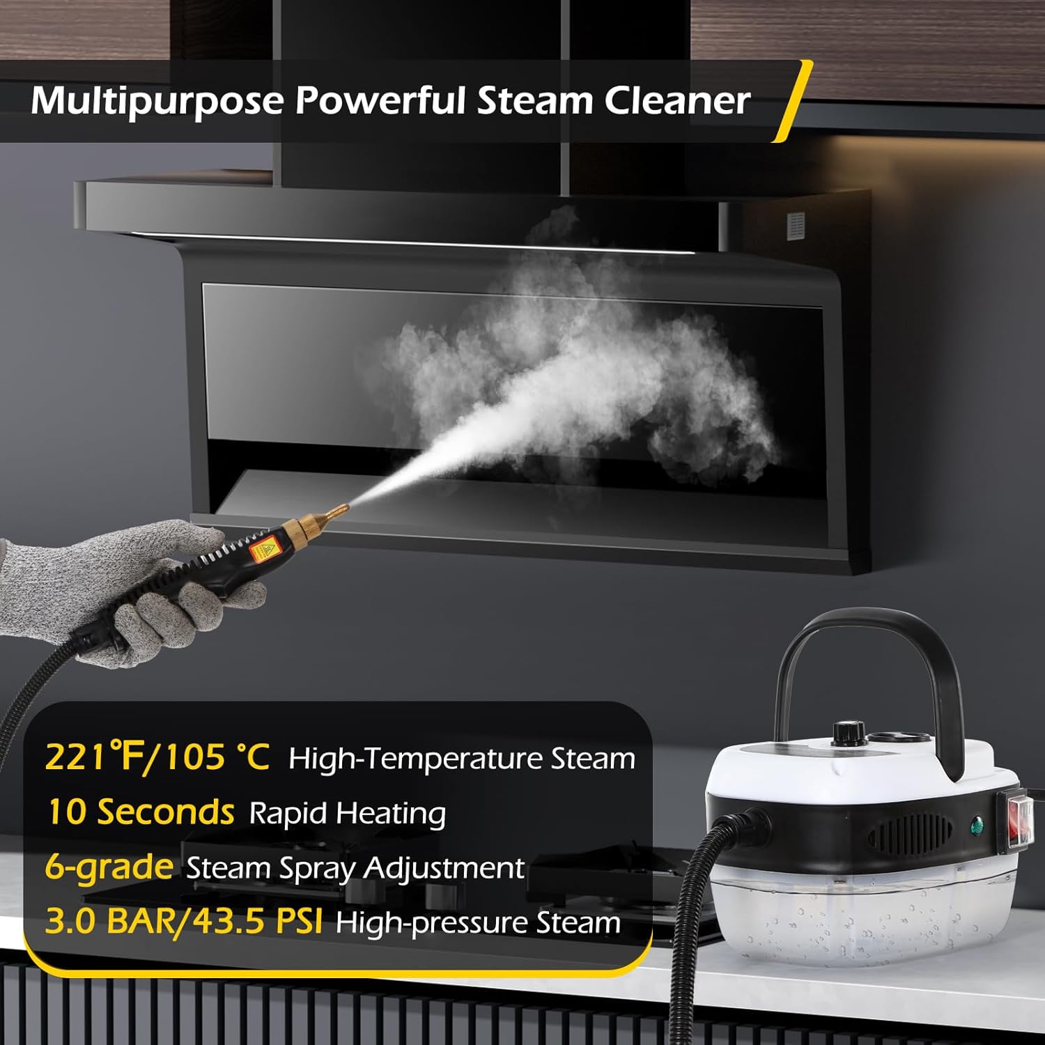 12 in 1 Portable Steam Cleaner