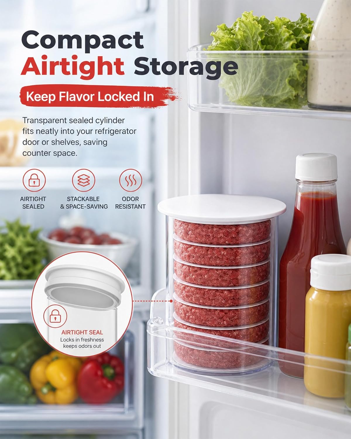 Burger Press for Perfect Shaped Patties On The Go