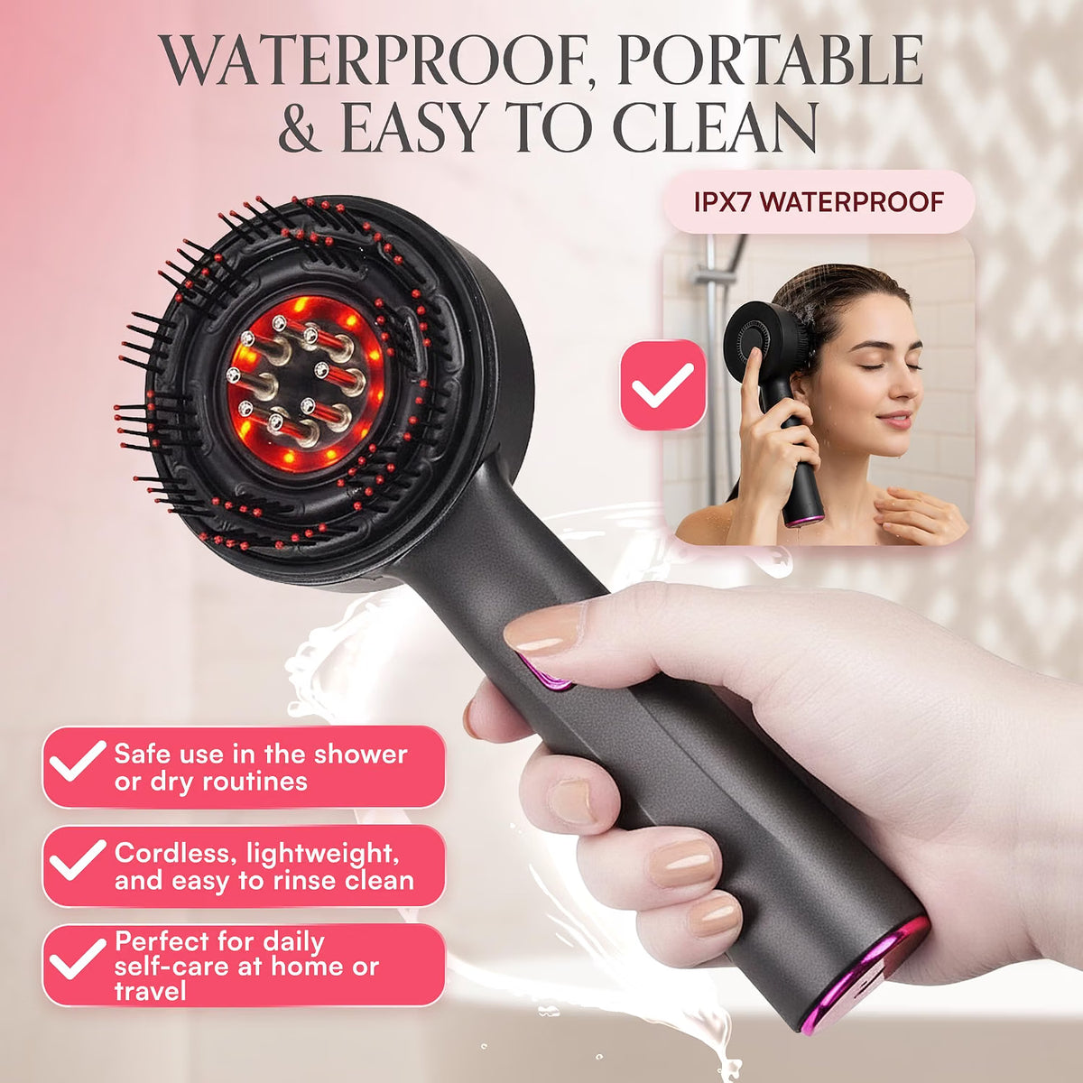ScalpCare Massage Comb for Men & Women
