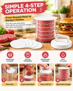 Burger Press for Perfect Shaped Patties On The Go