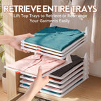 FoldStack Closet Organizer Trays