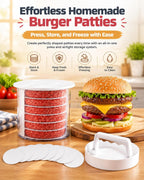 Burger Press for Perfect Shaped Patties On The Go