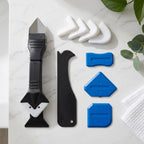 CaulkSmooth caulking tool kit with silicone heads and scrapers