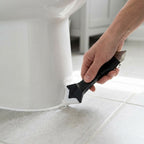 Caulking around a toilet base