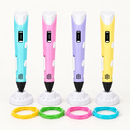 DoodleRise 3D Pen in blue, pink, purple and yellow