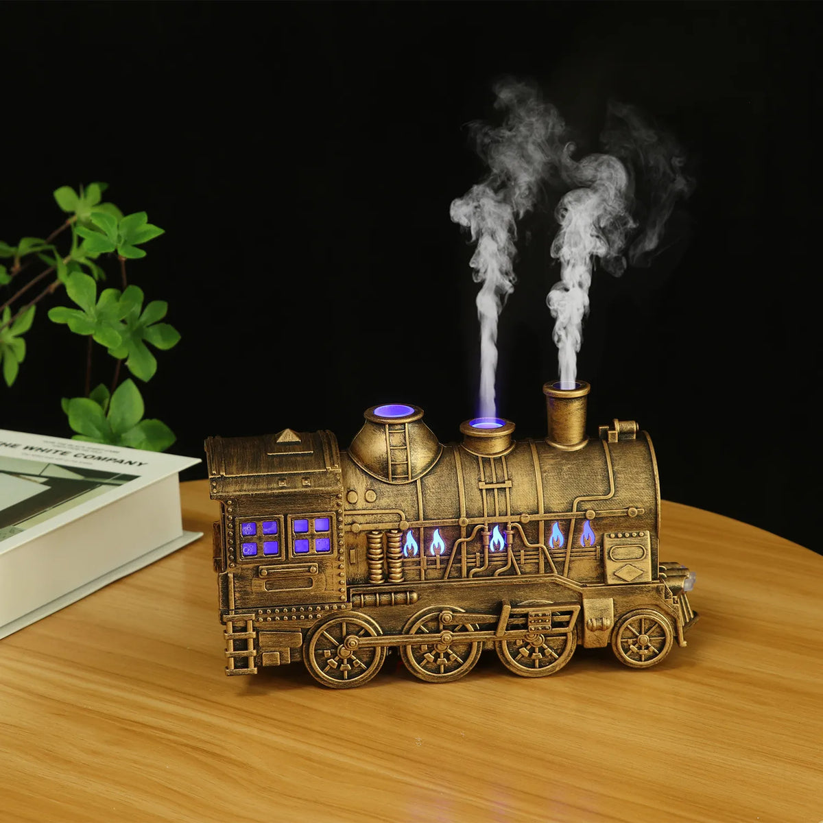 Train Mist Humidifier Quiet Aromatherapy Diffuser with Night Light