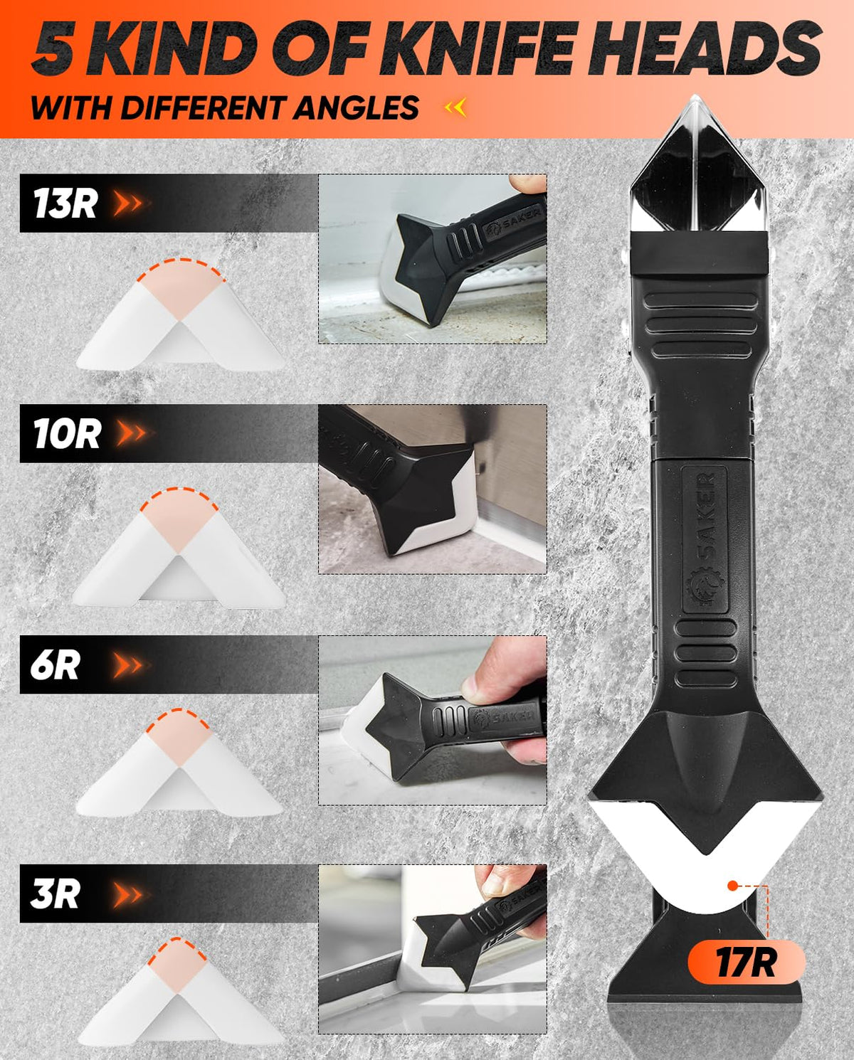 CaulkSmooth Silicone Caulking Tool
