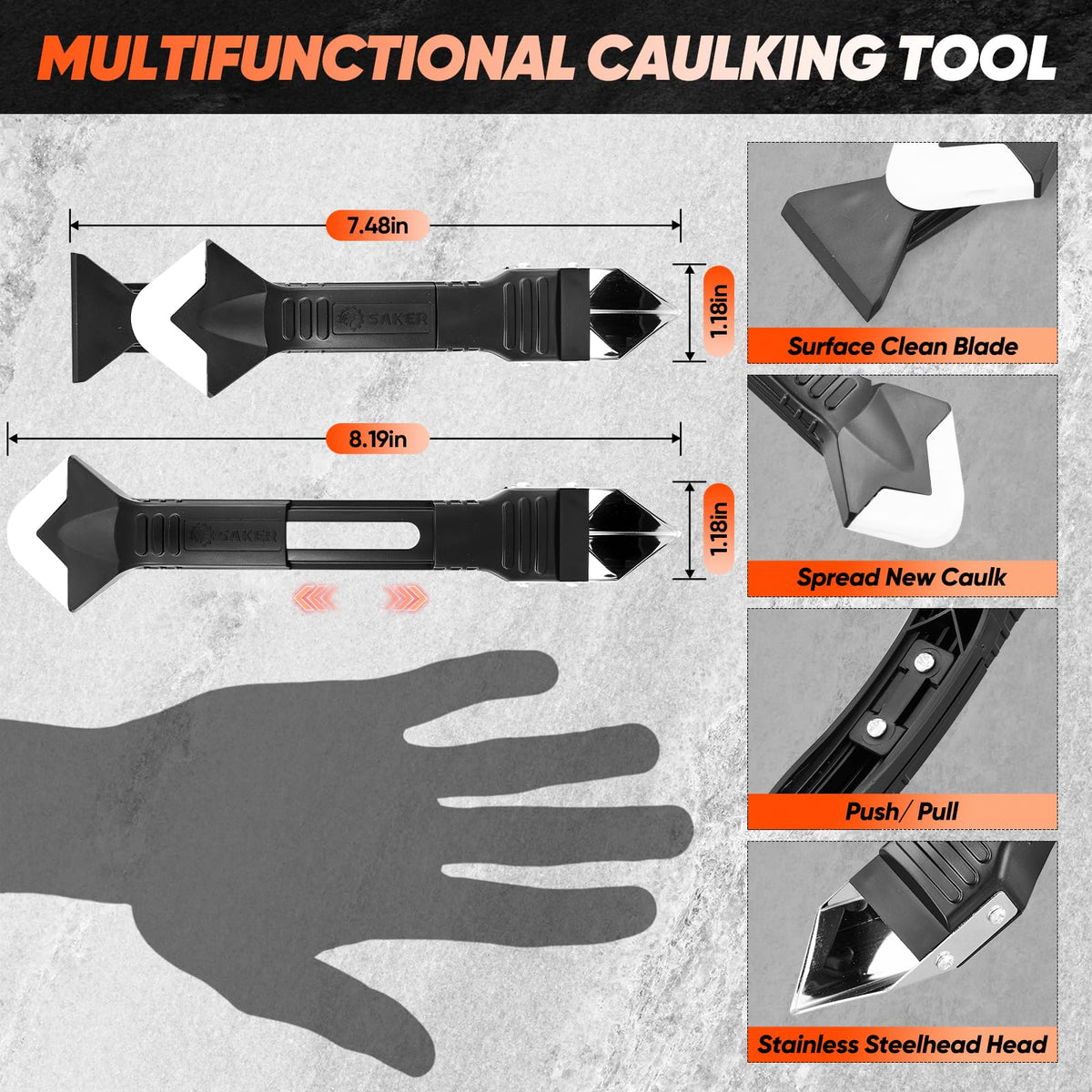 CaulkSmooth Silicone Caulking Tool