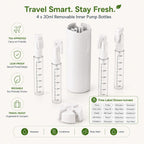 PackPump 4 in 1 Travel Bottles