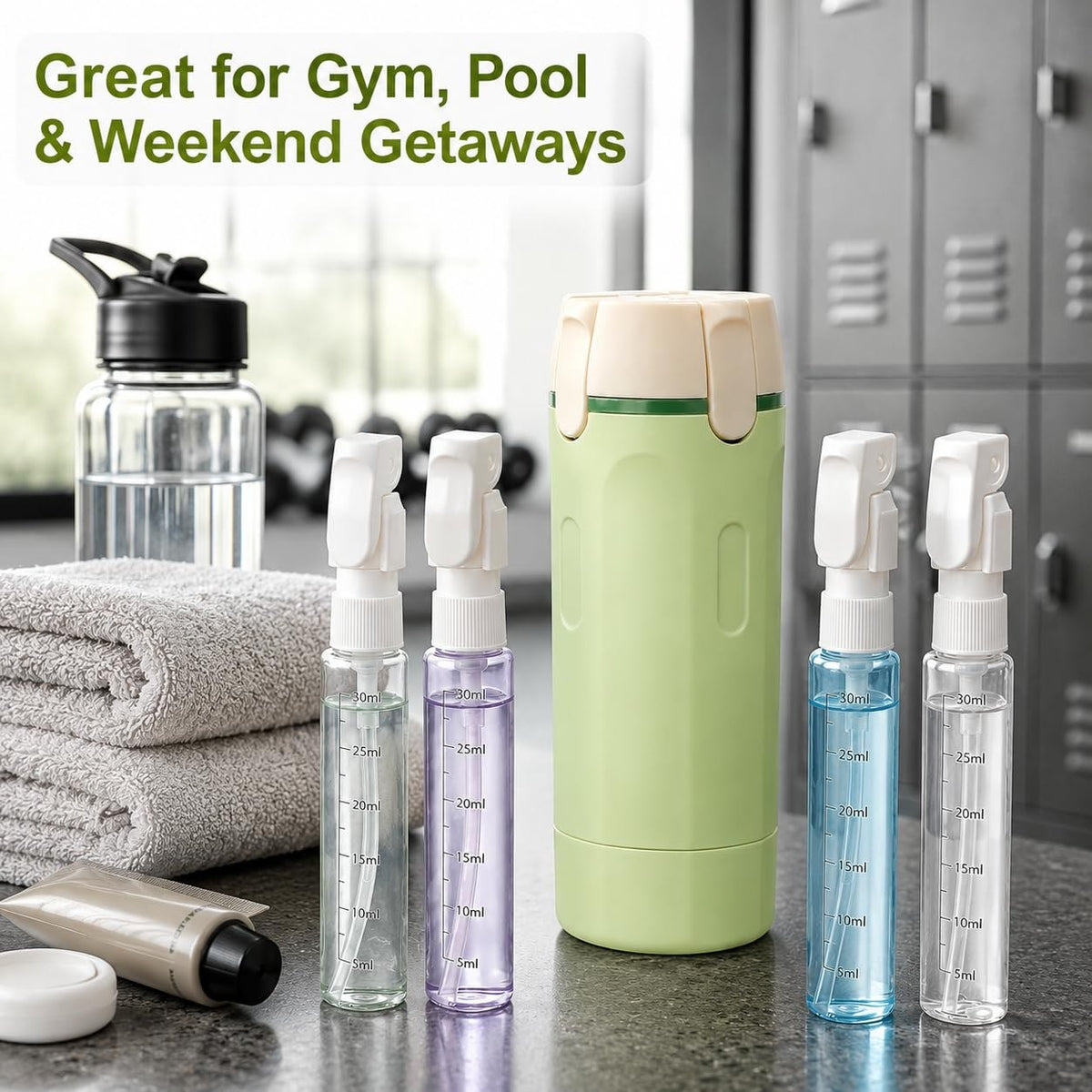 PackPump 4 in 1 Travel Bottles