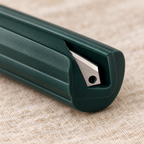 Green SnapCut hidden safety blade close up
