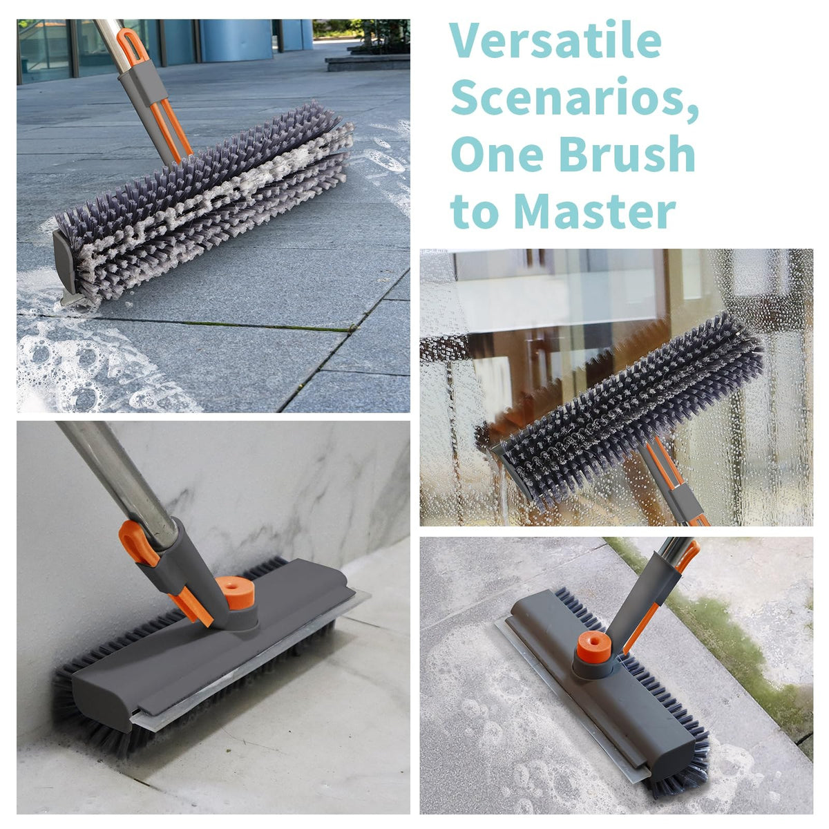 ScrubReach Long Handle Floor Brush